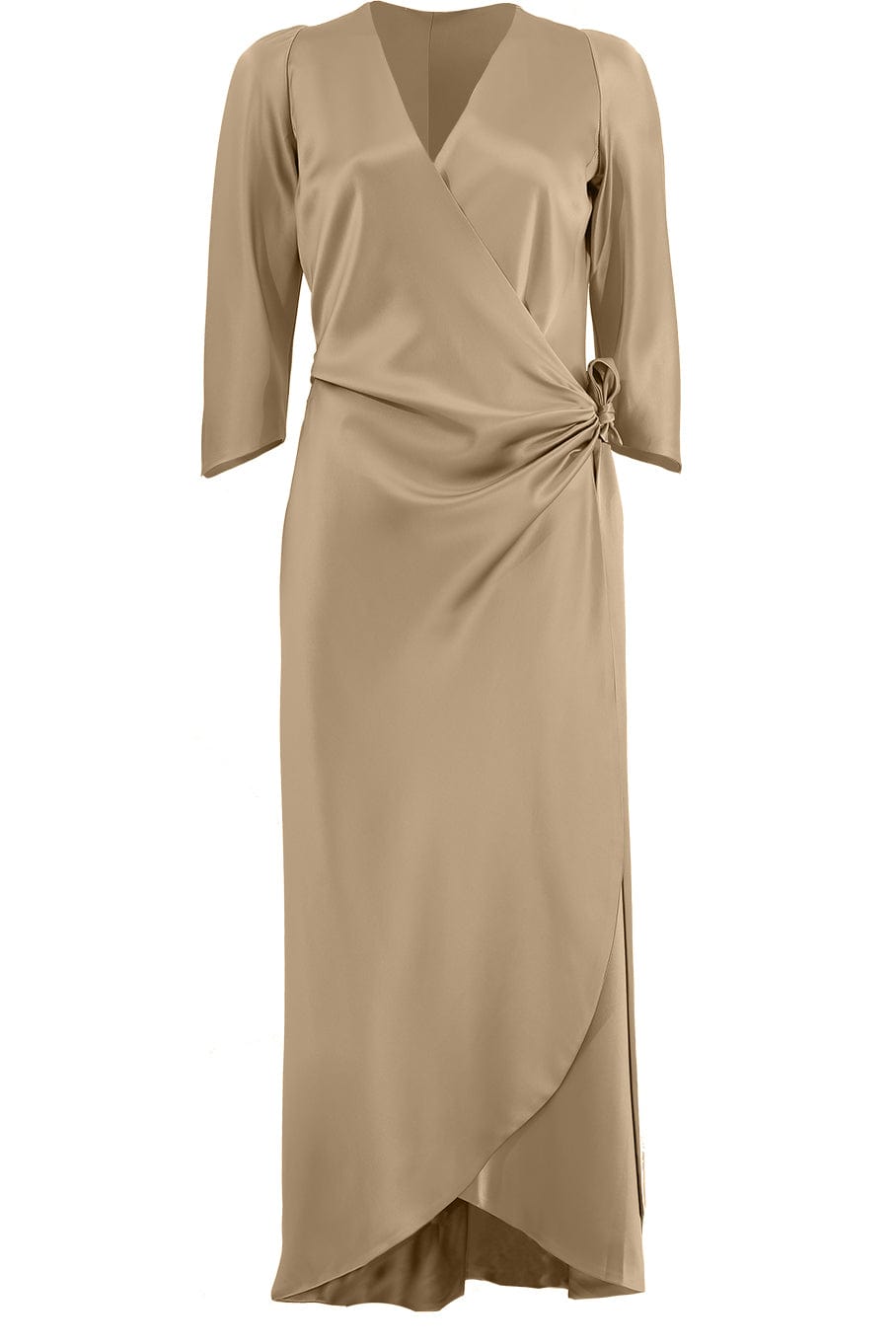 PETER COHEN: Sleeve Sign Wrap Dress PETER COHEN: Sleeve Sign Wrap Dress