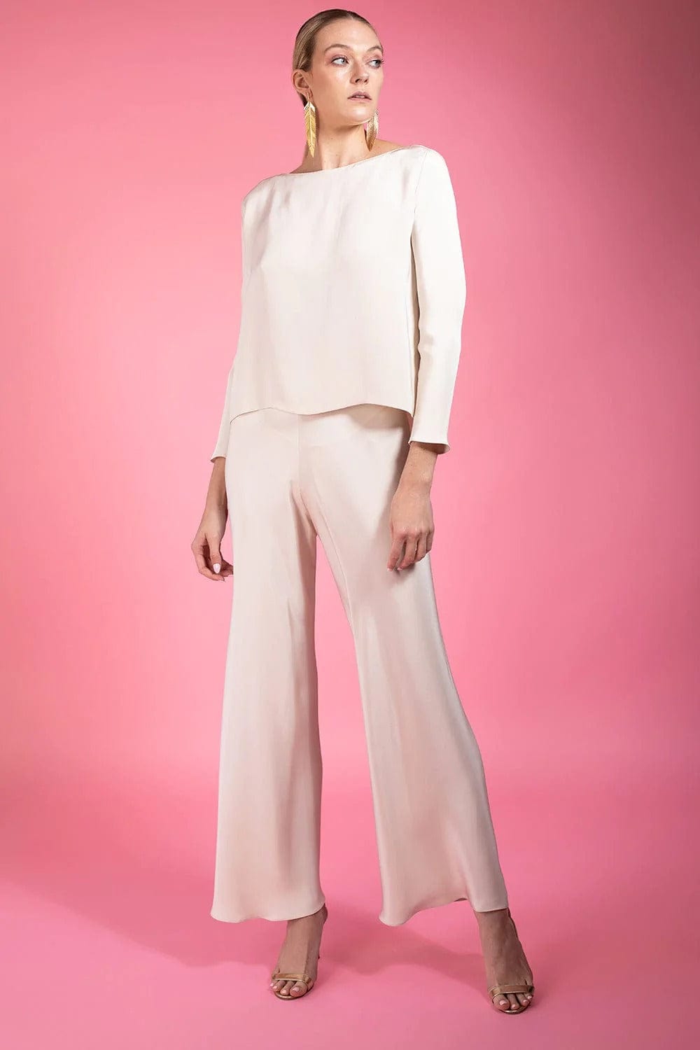 PETER COHEN-Cream Balance Top-