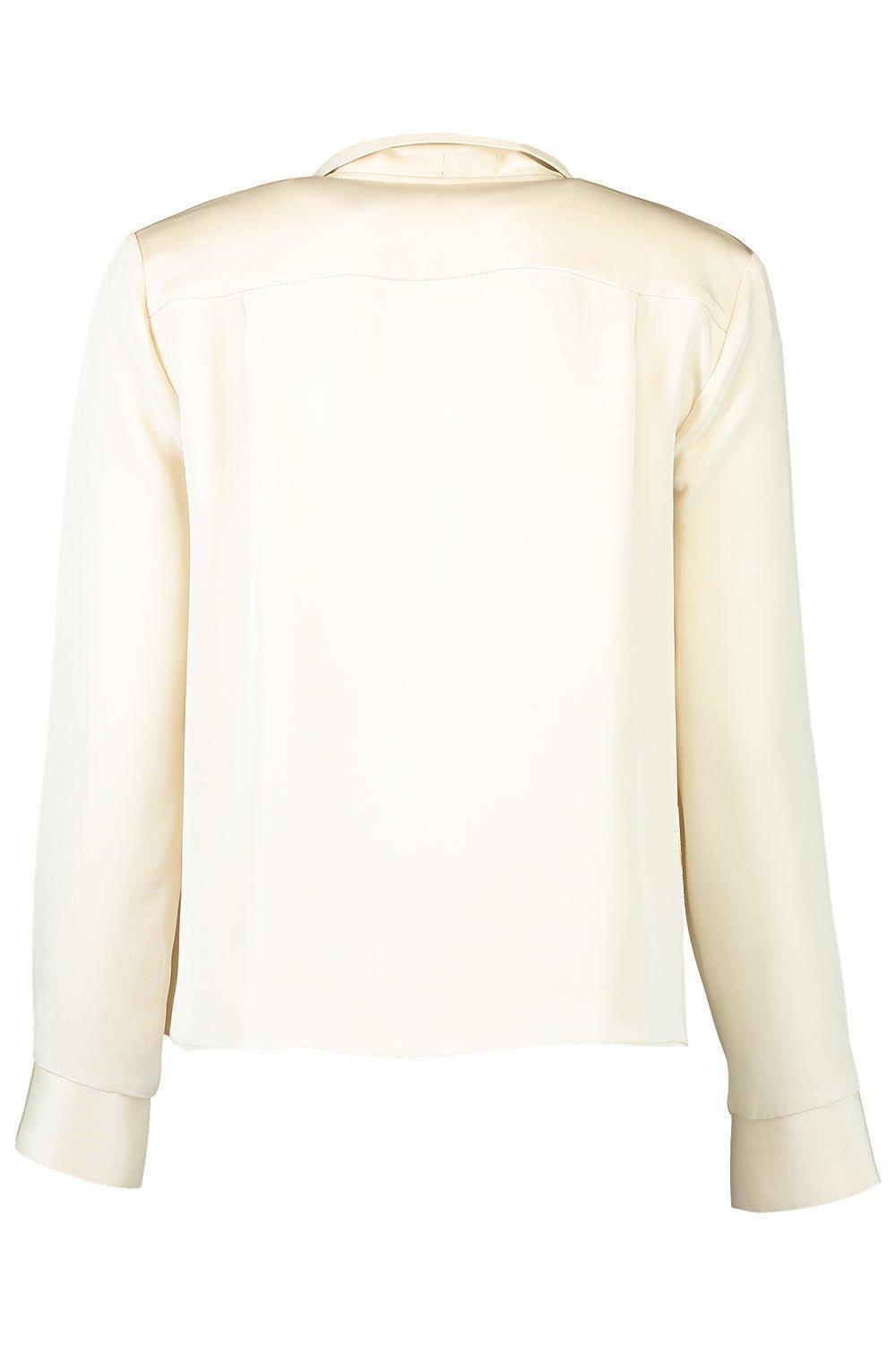 PETER COHEN-Cuff Blouse - Cream-