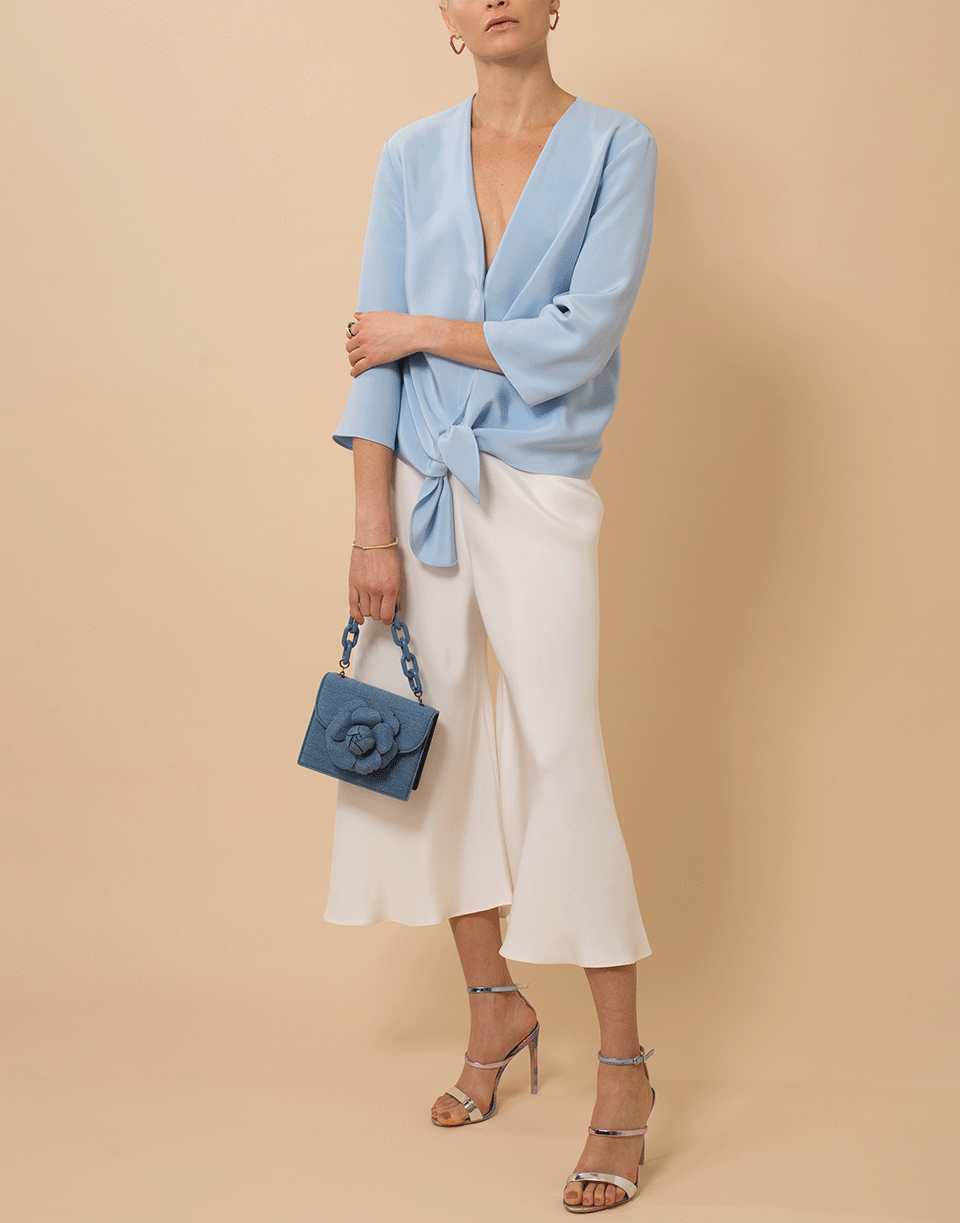 PETER COHEN-3/4 Length Sleeve Fling Blouse-