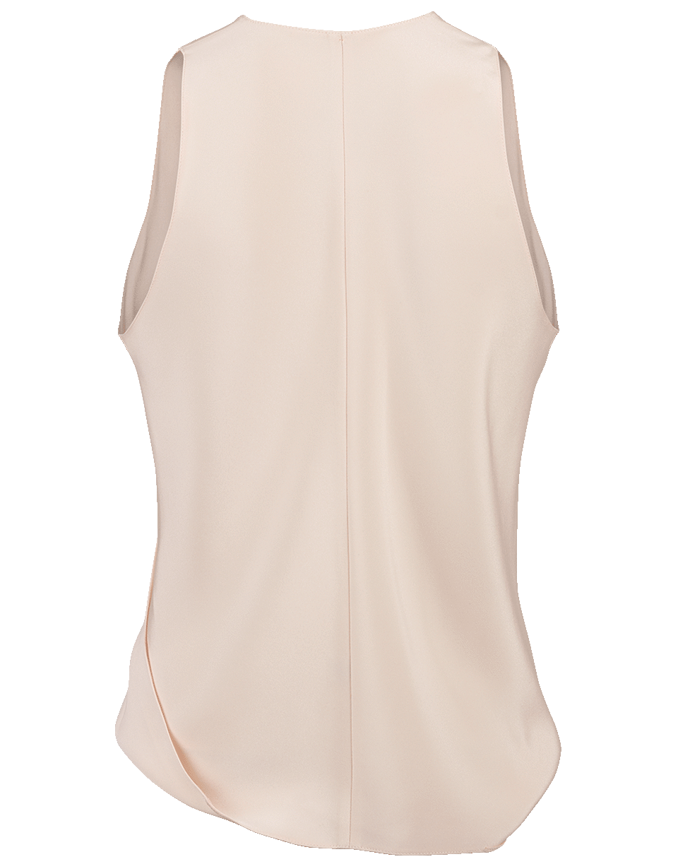 PETER COHEN-Sleeveless Crossover Tank Top-