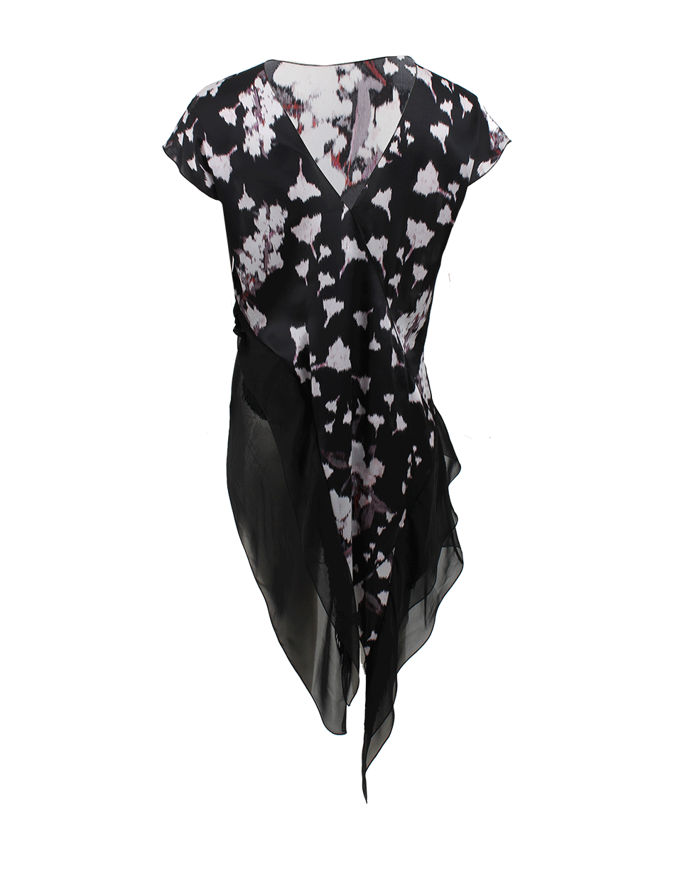 PHILOSOPHY-Silk Top With Asymmetric Hem-