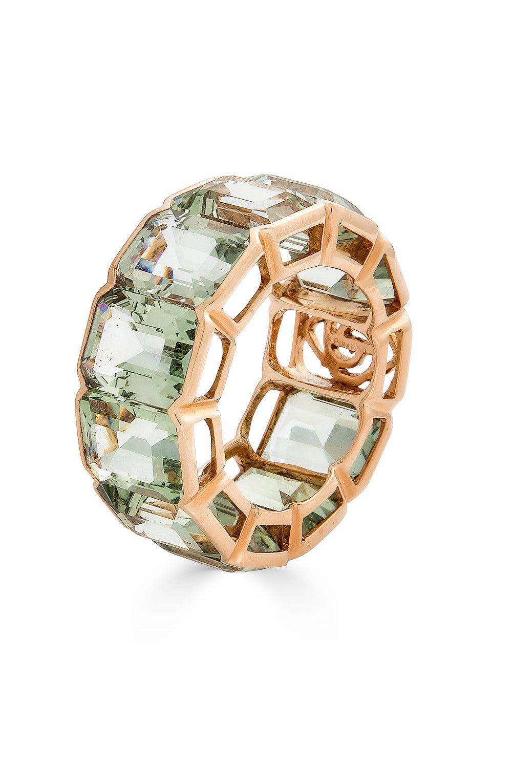 PIRANESI-Pietra Emerald Cut Amethyst Eternity Band-ROSE GOLD