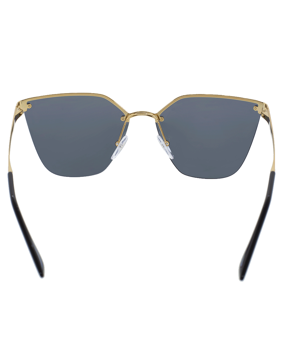 PRADA-Catwalk Rimless Sunglasses-ANTQUE GOLD