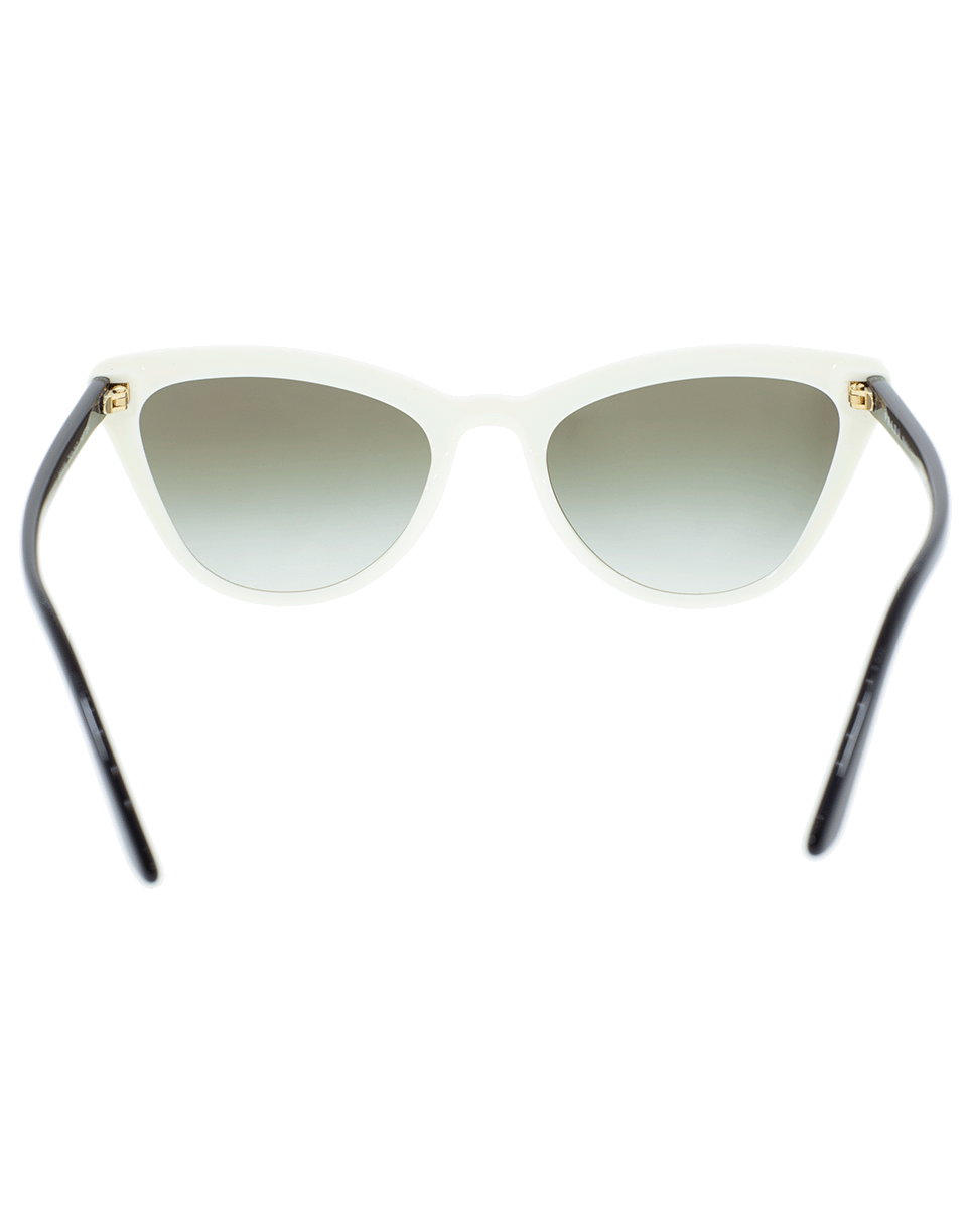 PRADA-White Catwalk Sunglasses-IVORY