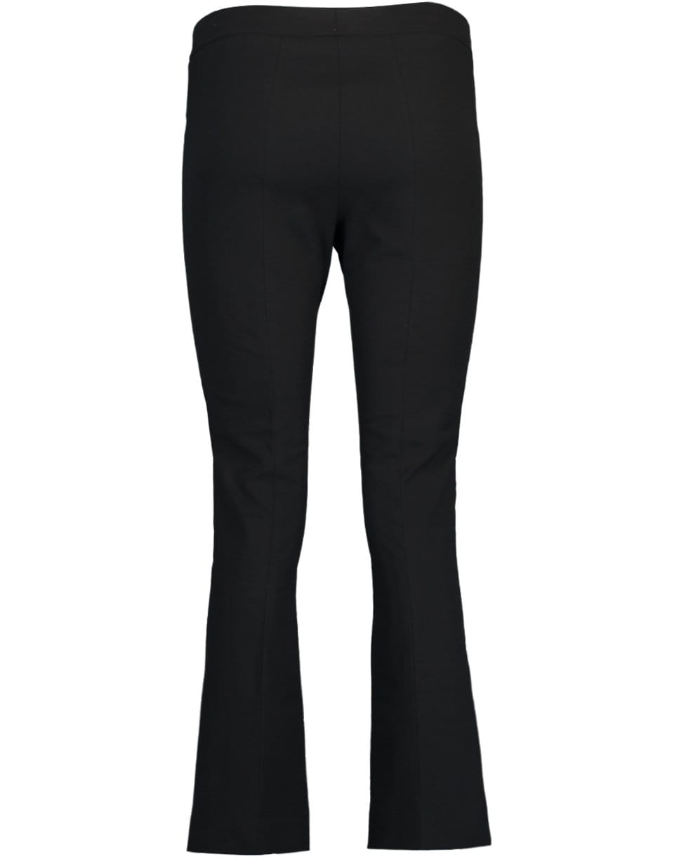 QL2-Cropped Bootcut Leg Pant - Black-