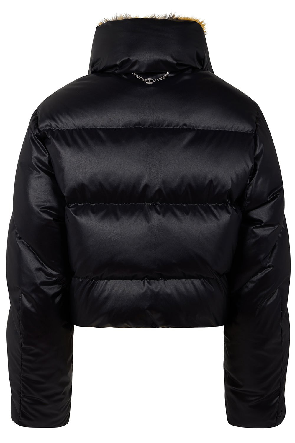 RABANNE-Faux Fur Puffer Jacket-