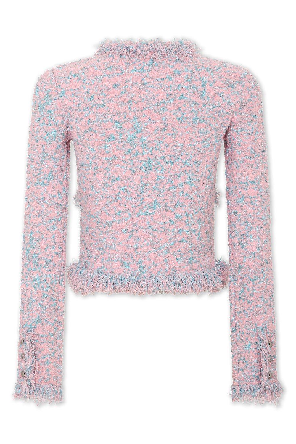 RABANNE-Fringe Trim Cardigan-