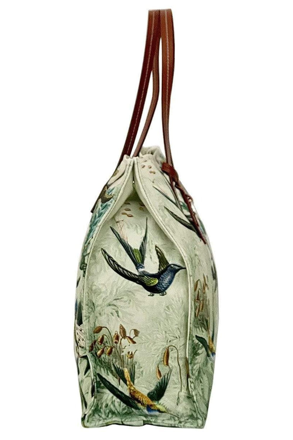 RANI ARABELLA-Medium Hummingbird Tote-GREEN