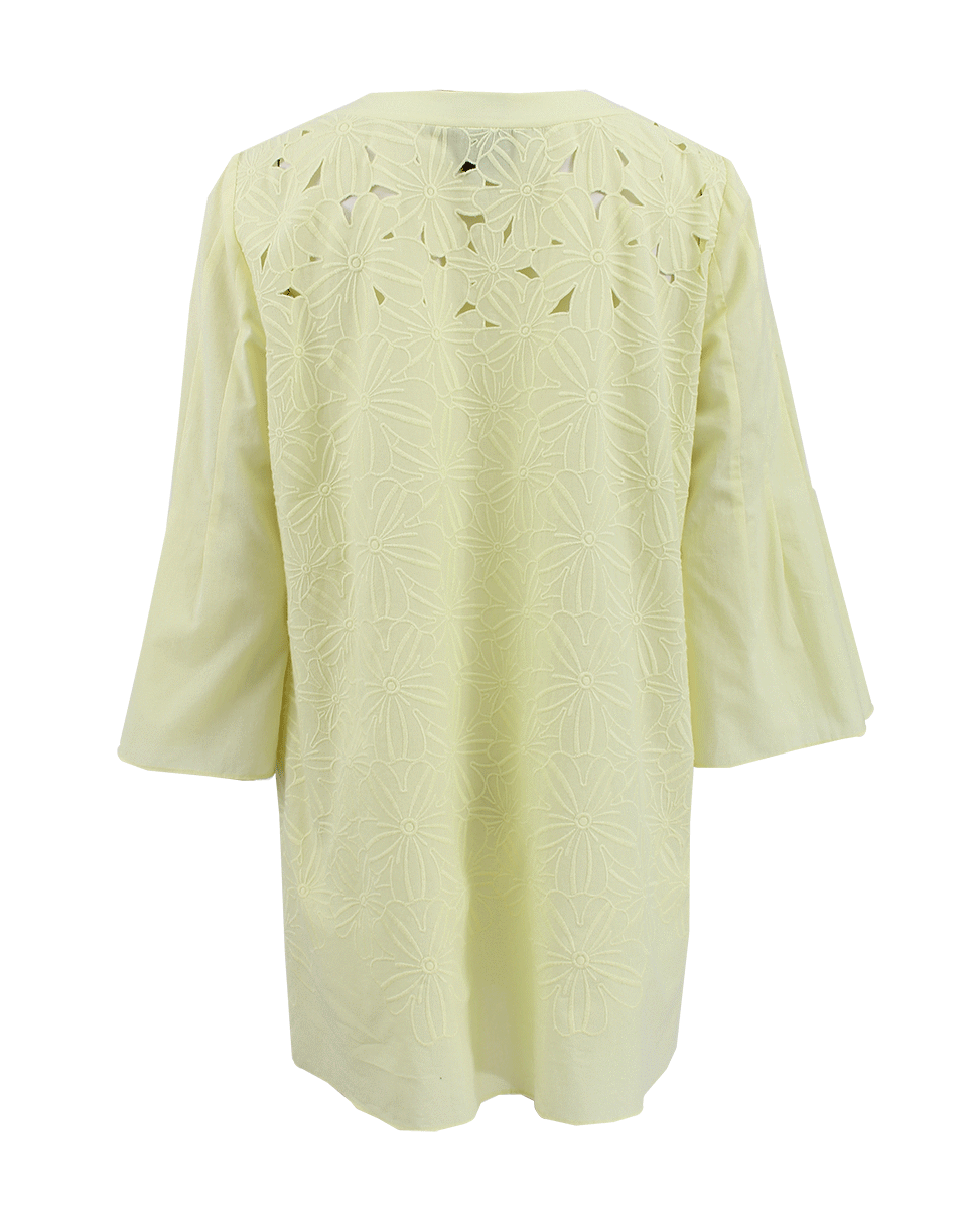 RENA LANGE-Three-Quarter Sleeve Floral Tunic-