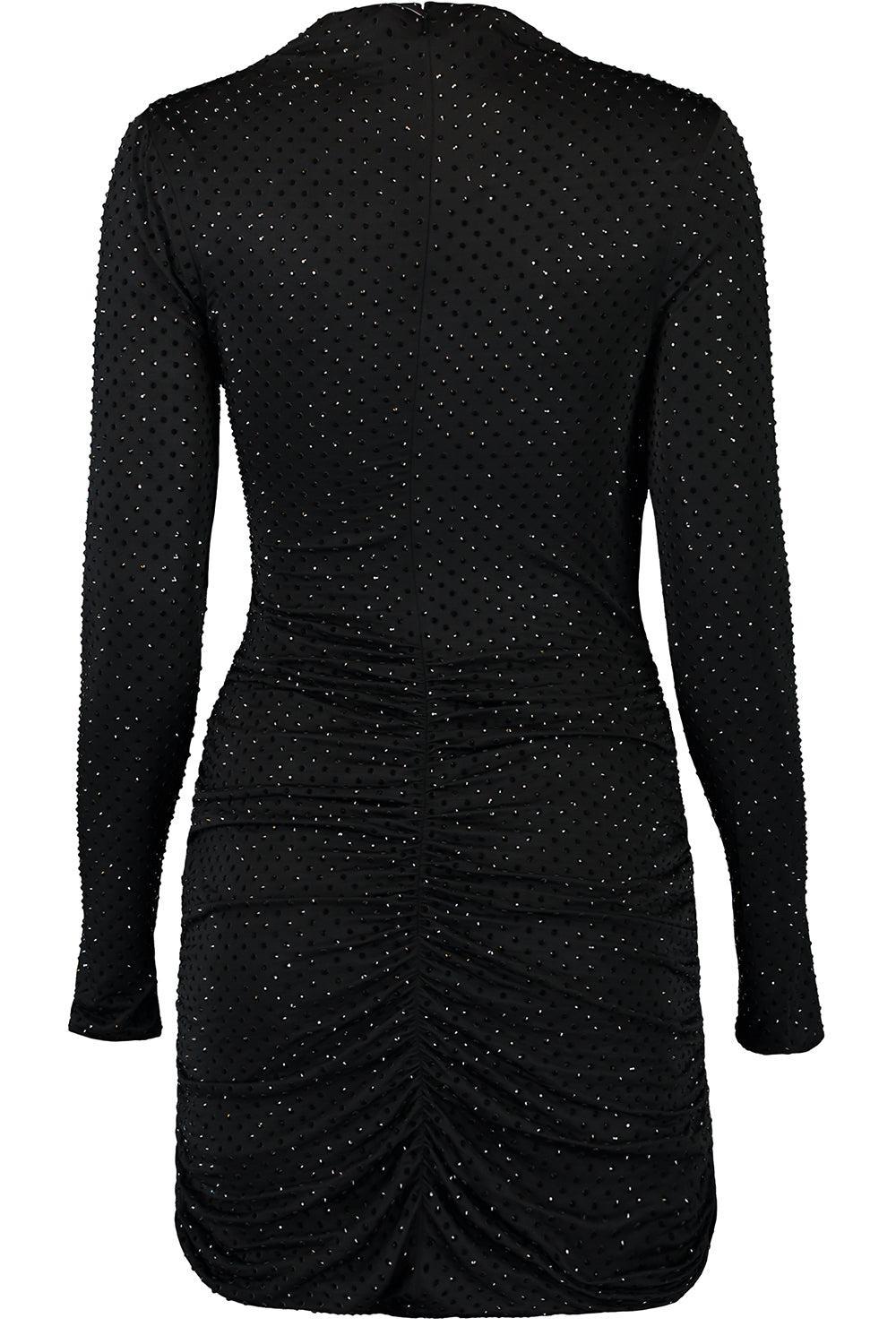 Tana Dress-BLACK-XS-CLOTHINGDRESSCOCKTAIL-RETROFETE