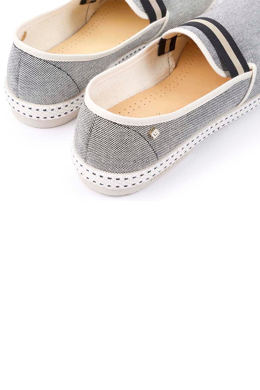 RIVIERAS-College Blackish Oxford Slip On Loafer-