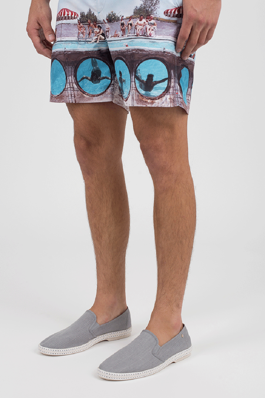 RIVIERAS-Men's Gris Jean Color Loafer-