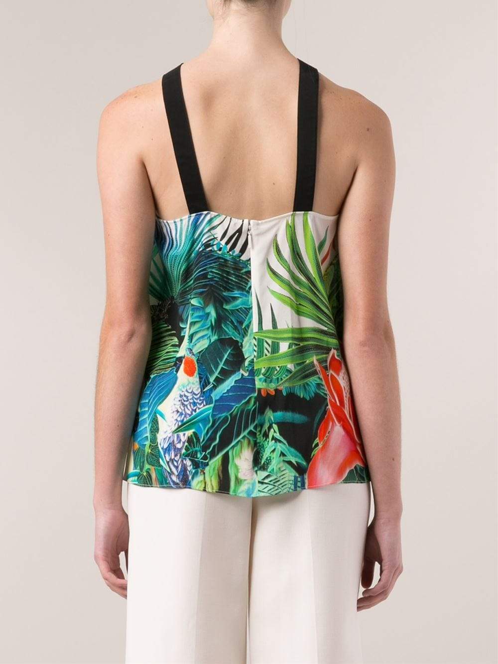 ROBERTO CAVALLI-Tropical Halter Top-