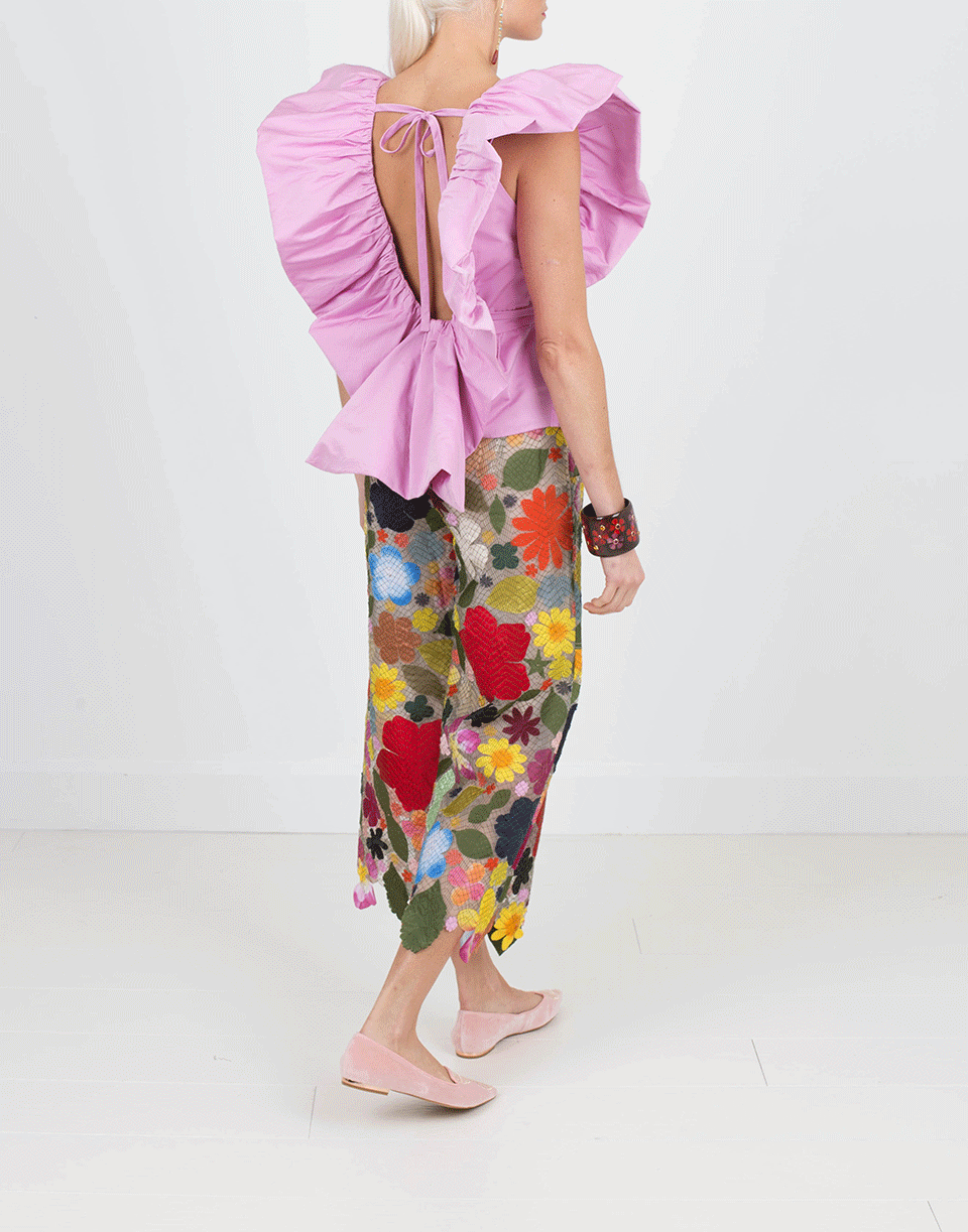 ROSIE ASSOULIN-That Is A Blow Pop Top-MAUVE