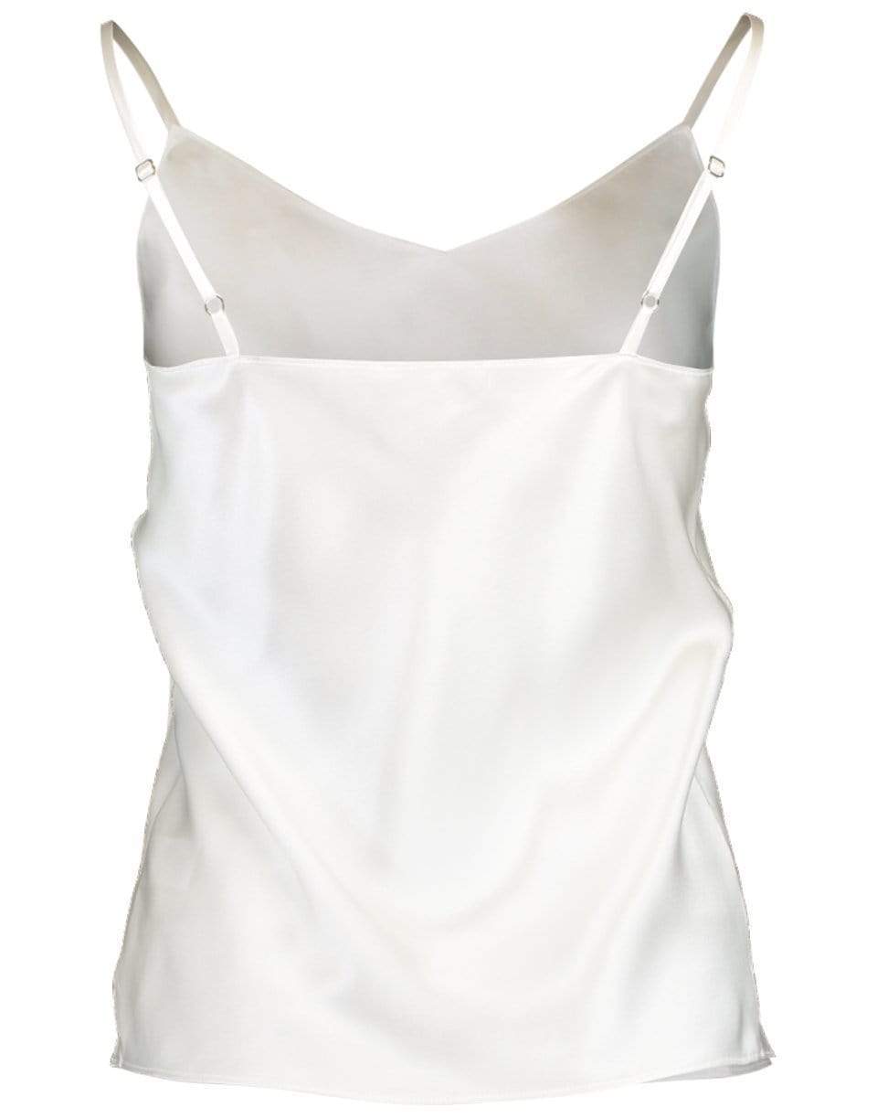 SABLYN-White Gloria Silk Tank Top-