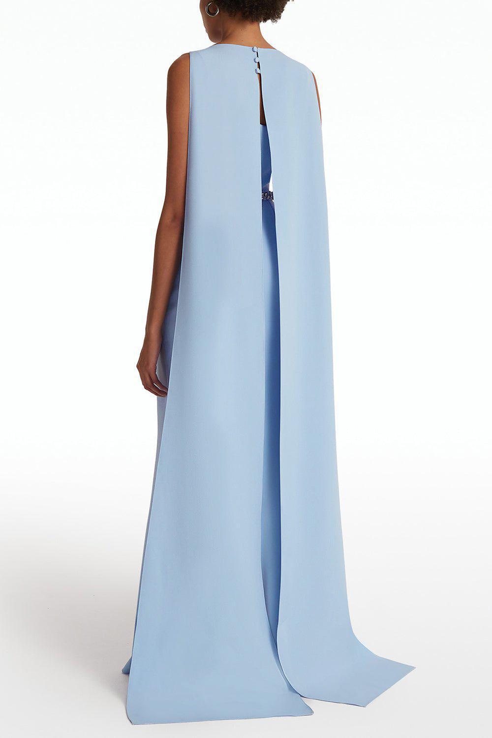 SAFIYAA-Ginevra Gown - Soft Sky-