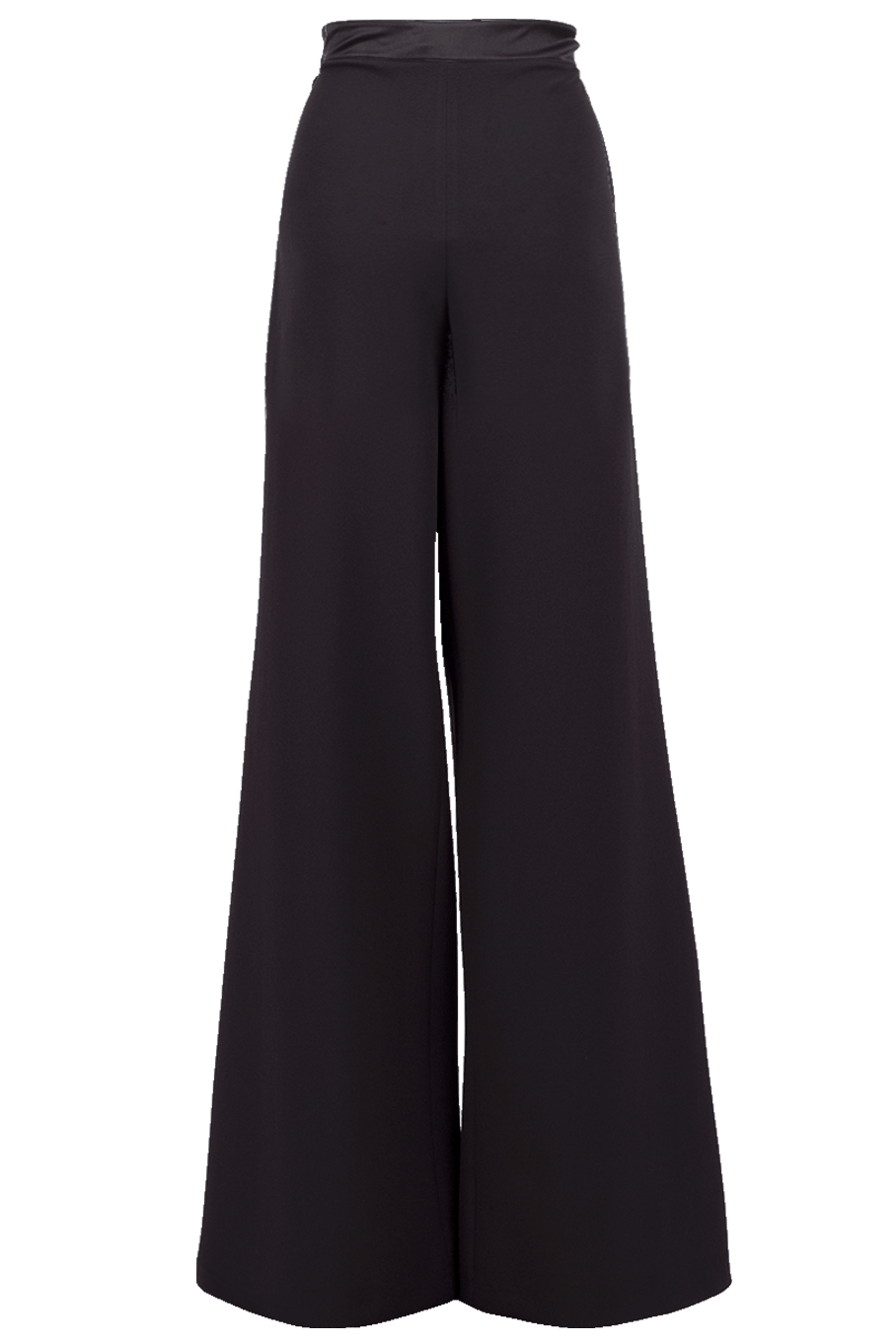 SAFIYAA-Wide Leg Pant-BLACK