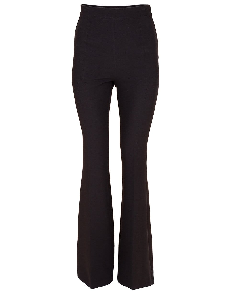 SAFIYAA-Flare Leg Trouser-BLACK
