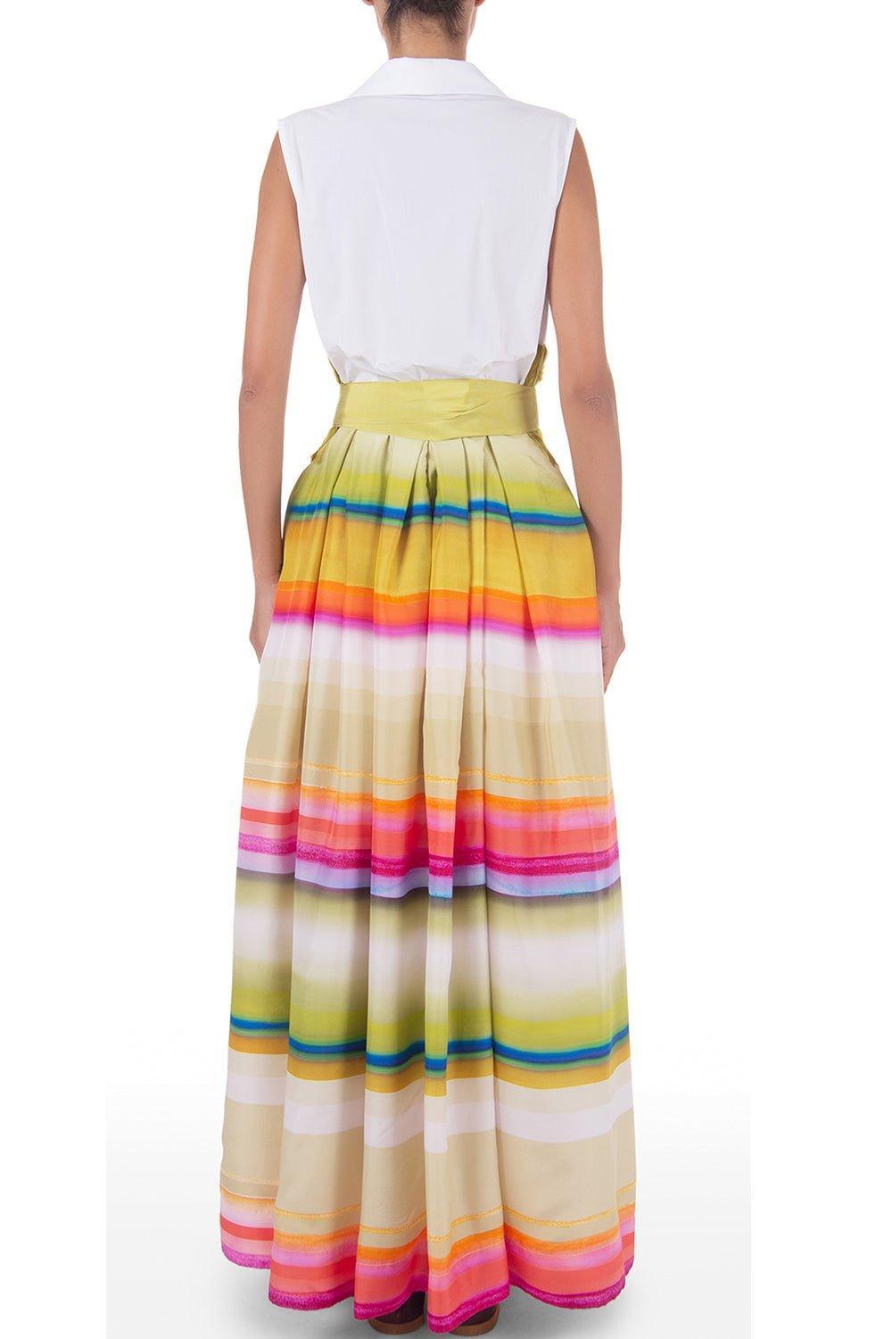 SARA ROKA-Ribbon Belt - Lime-