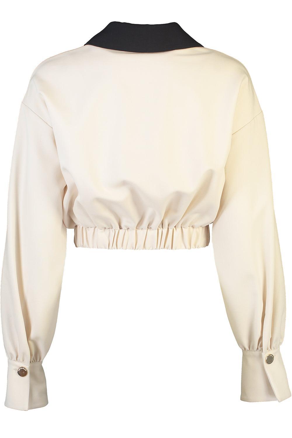 Contrast Collar Jacket-CREAM-2-CLOTHINGJACKETCASUAL-self-portrait