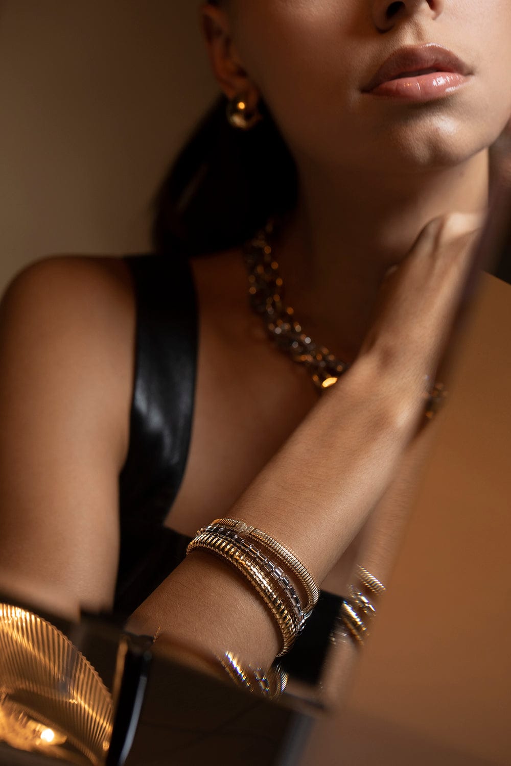 SIDNEY GARBER-Limited Edition Rolling Bracelet-YELLOW GOLD