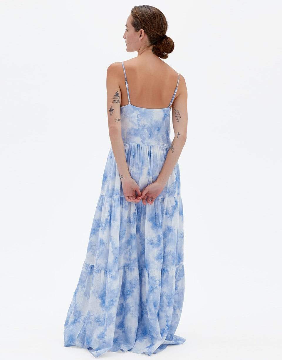 SIMKHAI-Clarissa Organic Tie Dye Dress-