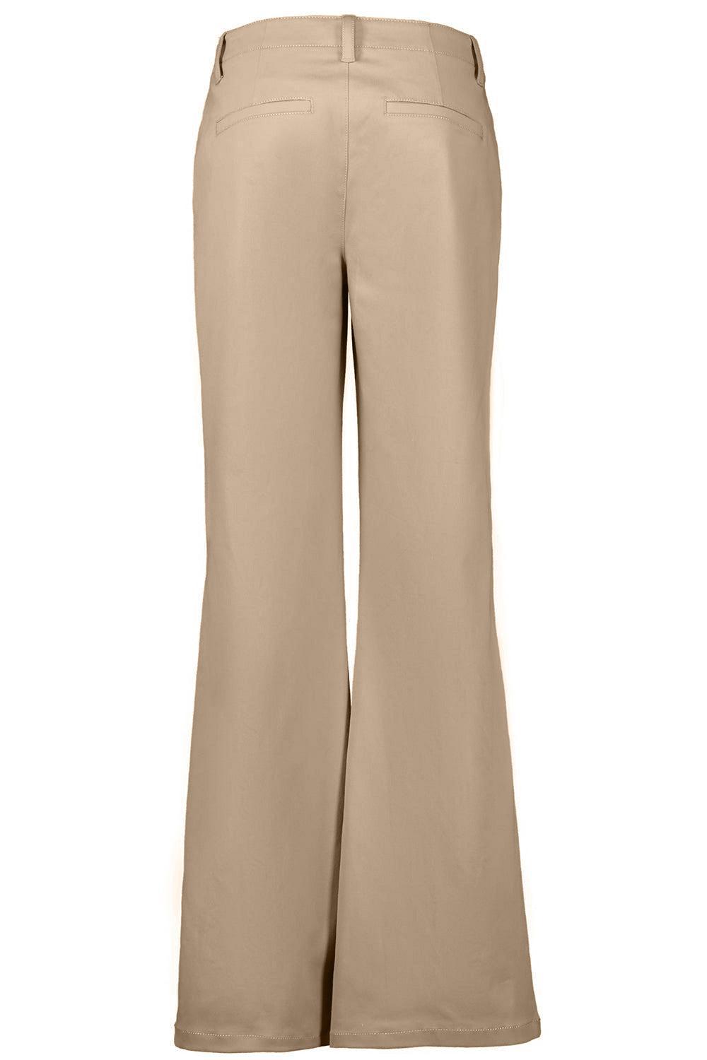 Ansel Trouser - Khaki-KHAKI-2-CLOTHINGPANTWIDE LEG-SIMKHAI