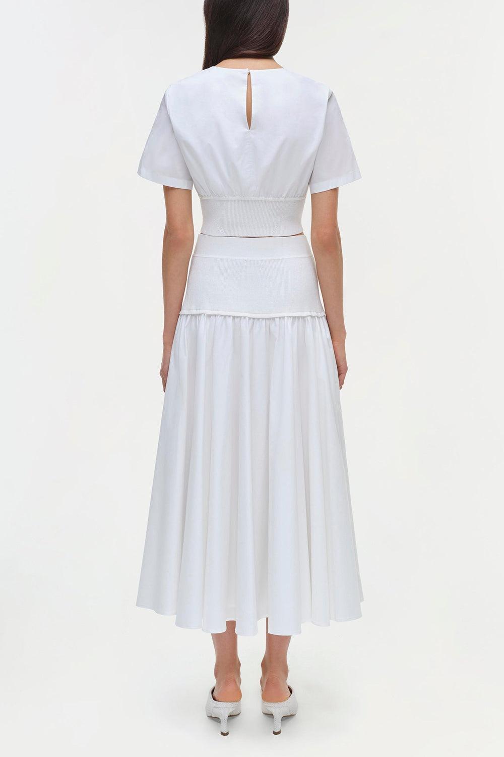 Stella Skirt - White-WHITE-XS-CLOTHINGSKIRTMIDI-SIMKHAI