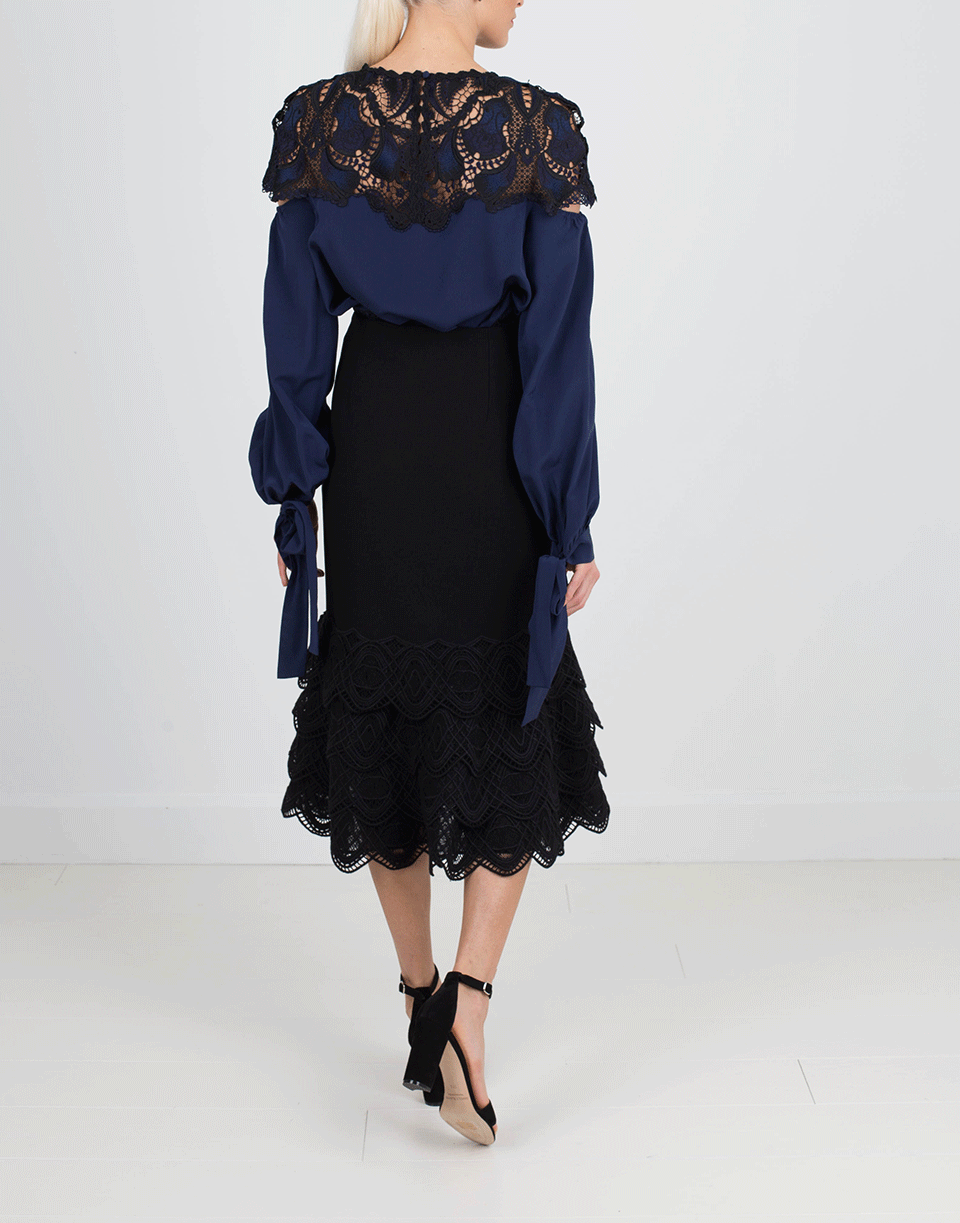 SIMKHAI-Applique Blouse-