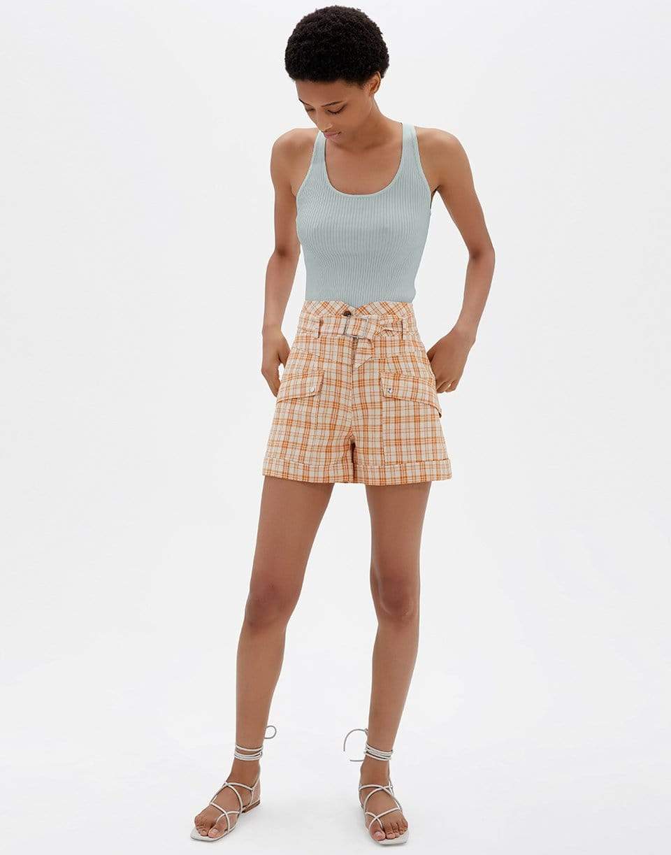 SIMKHAI-Cecilia Knit Basics Crop
Top-