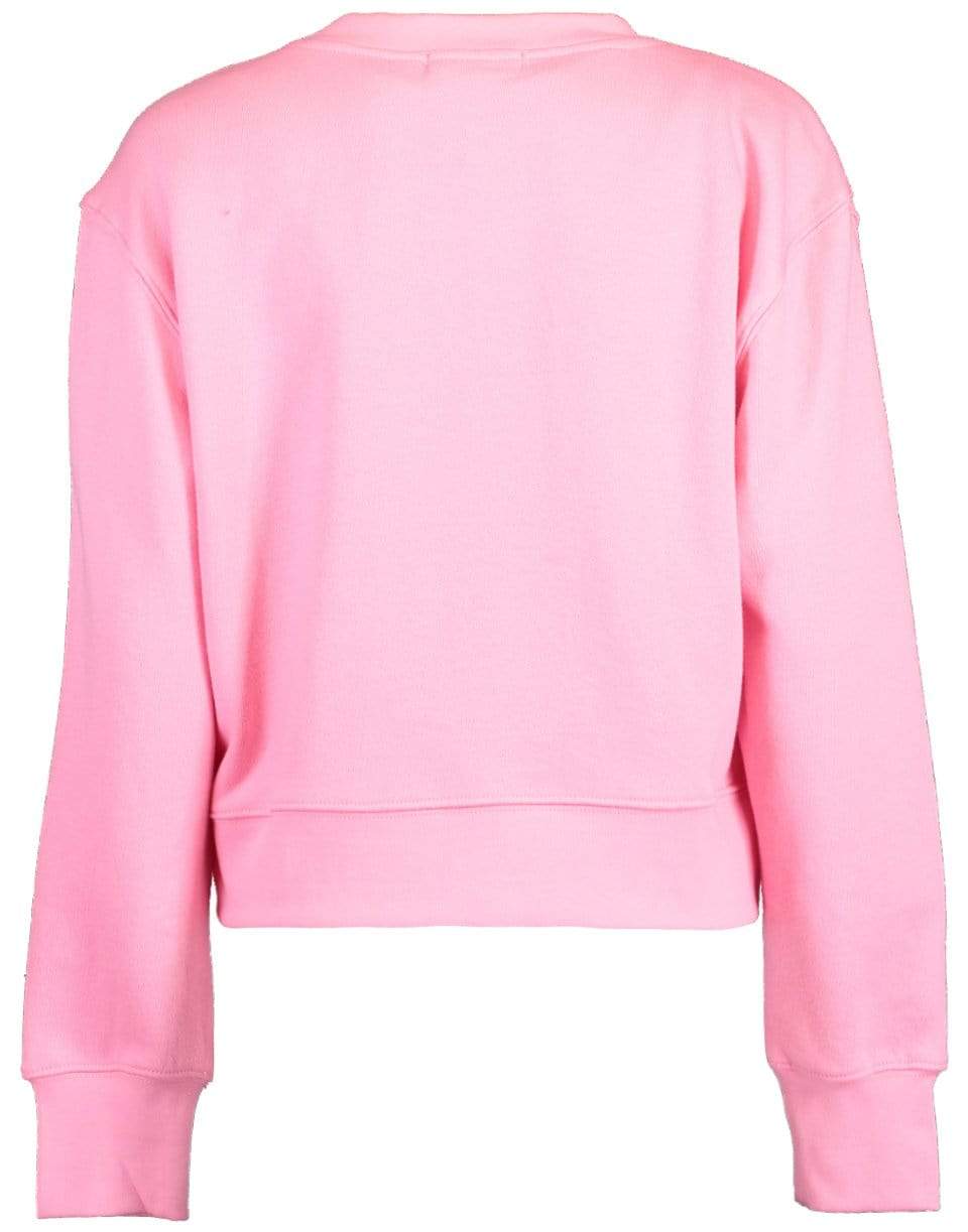 SIMKHAI-Jordi Cropped Terry Sweatshirt-