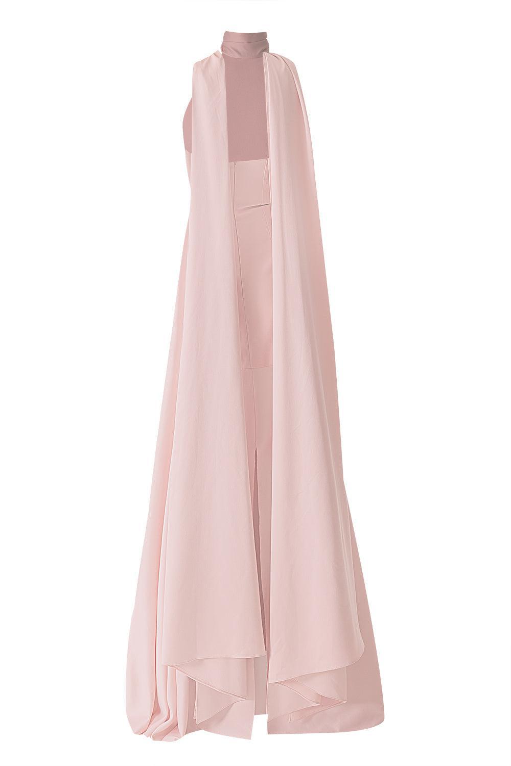 CECE DRESS-PUTTYPNK-2-CLOTHINGDRESSGOWN-SOLACE LONDON