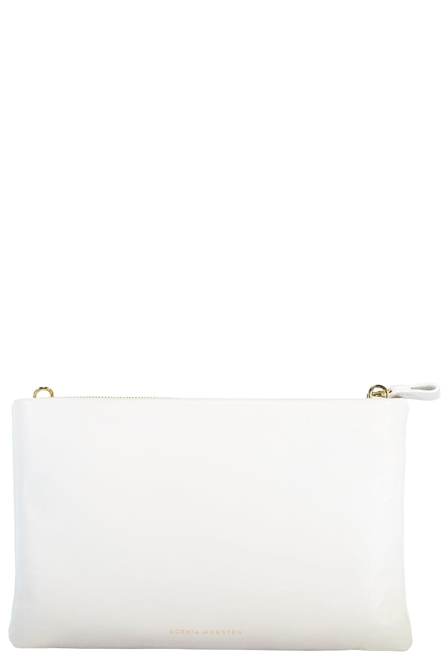 SOPHIA WEBSTER-Flossy Clutch - White-WHT/GOLD