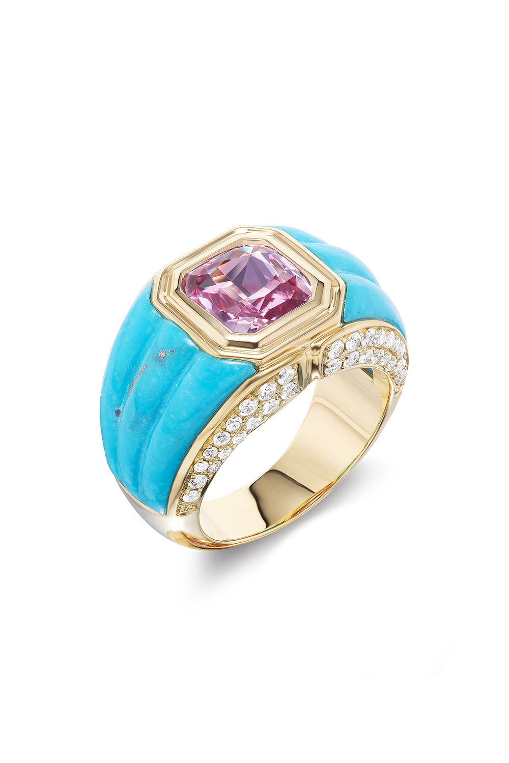 SORELLINA-Seashell Ring-YELLOW GOLD