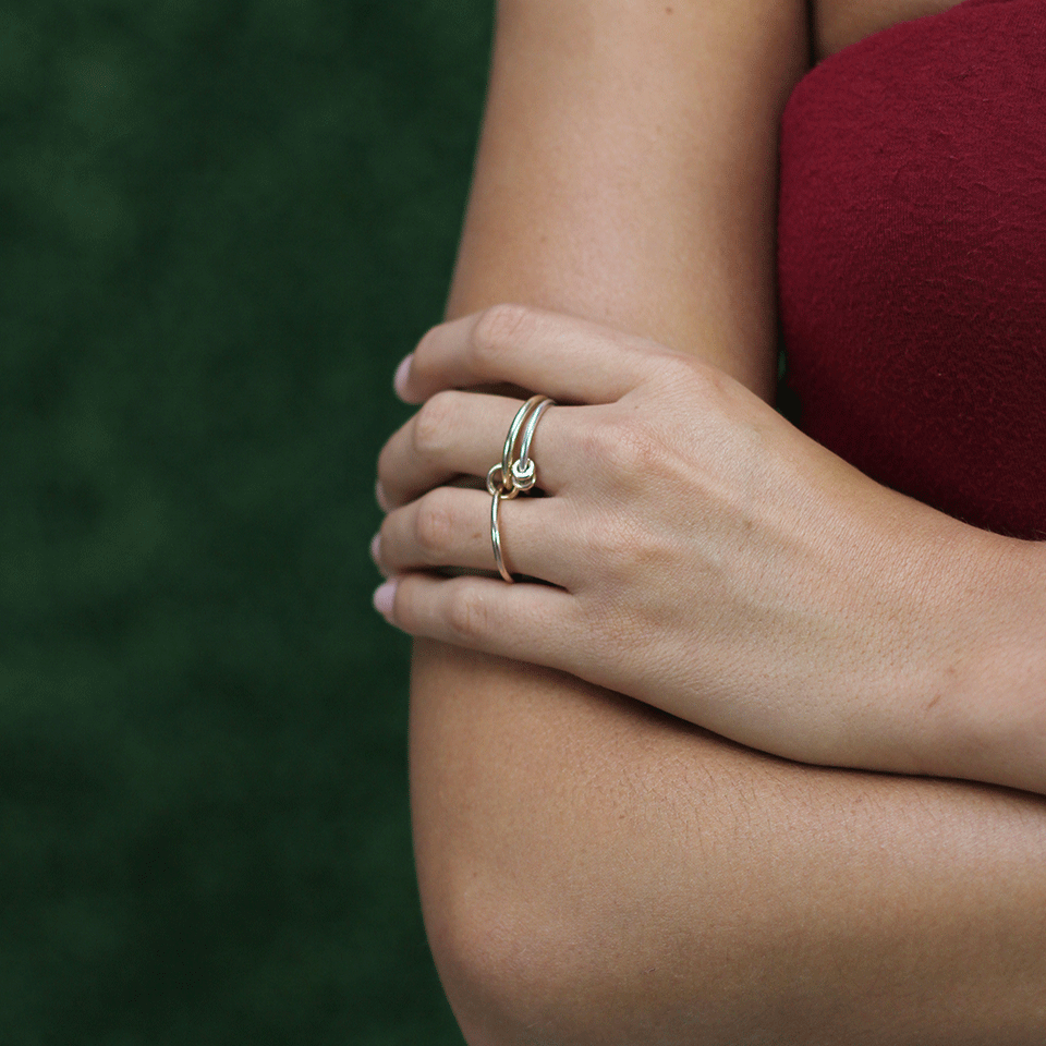 SPINELLI KILCOLLIN-Raneth Three Link Ring-SILVER