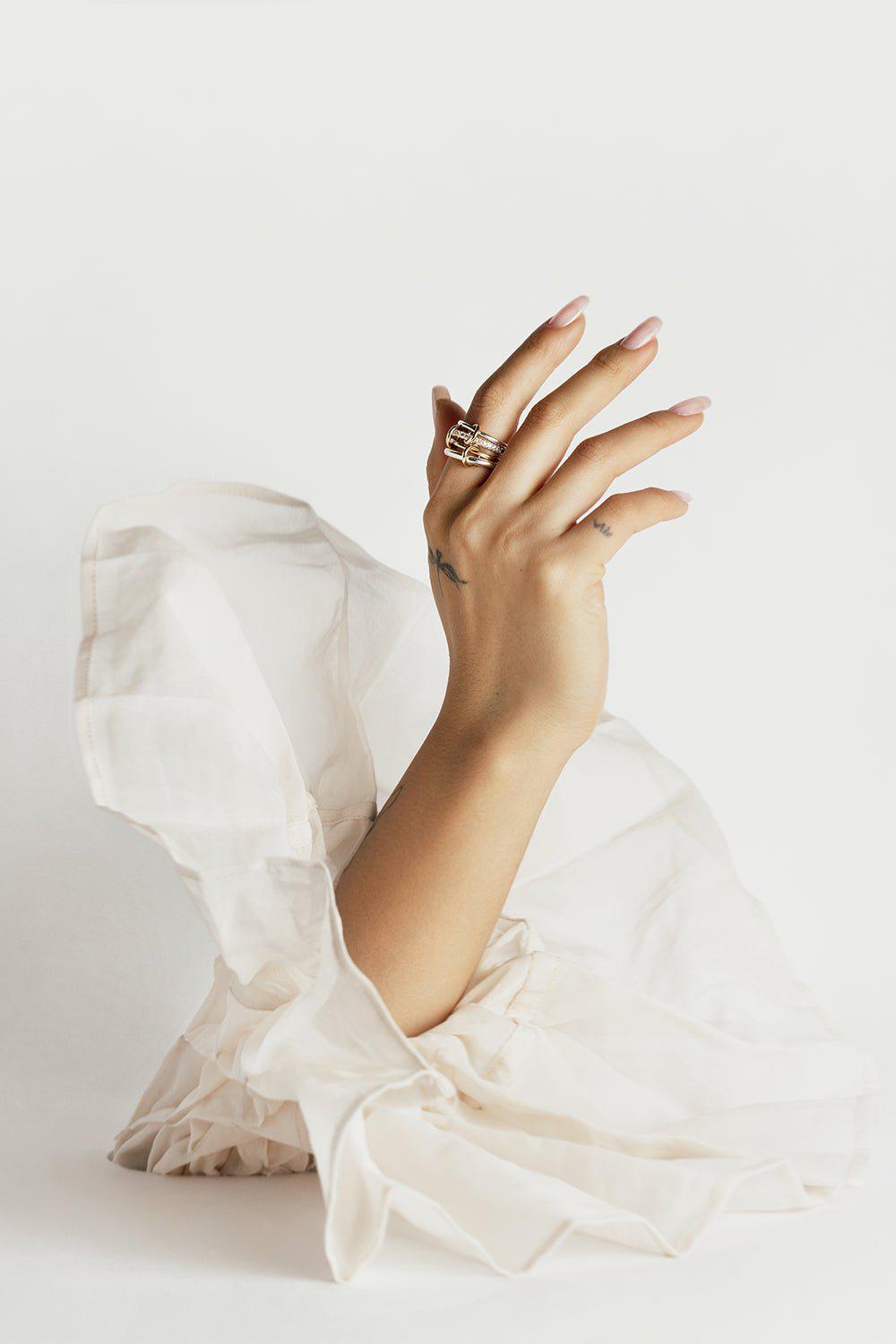 SPINELLI KILCOLLIN-Nimbus SG Gris Four Link Ring-