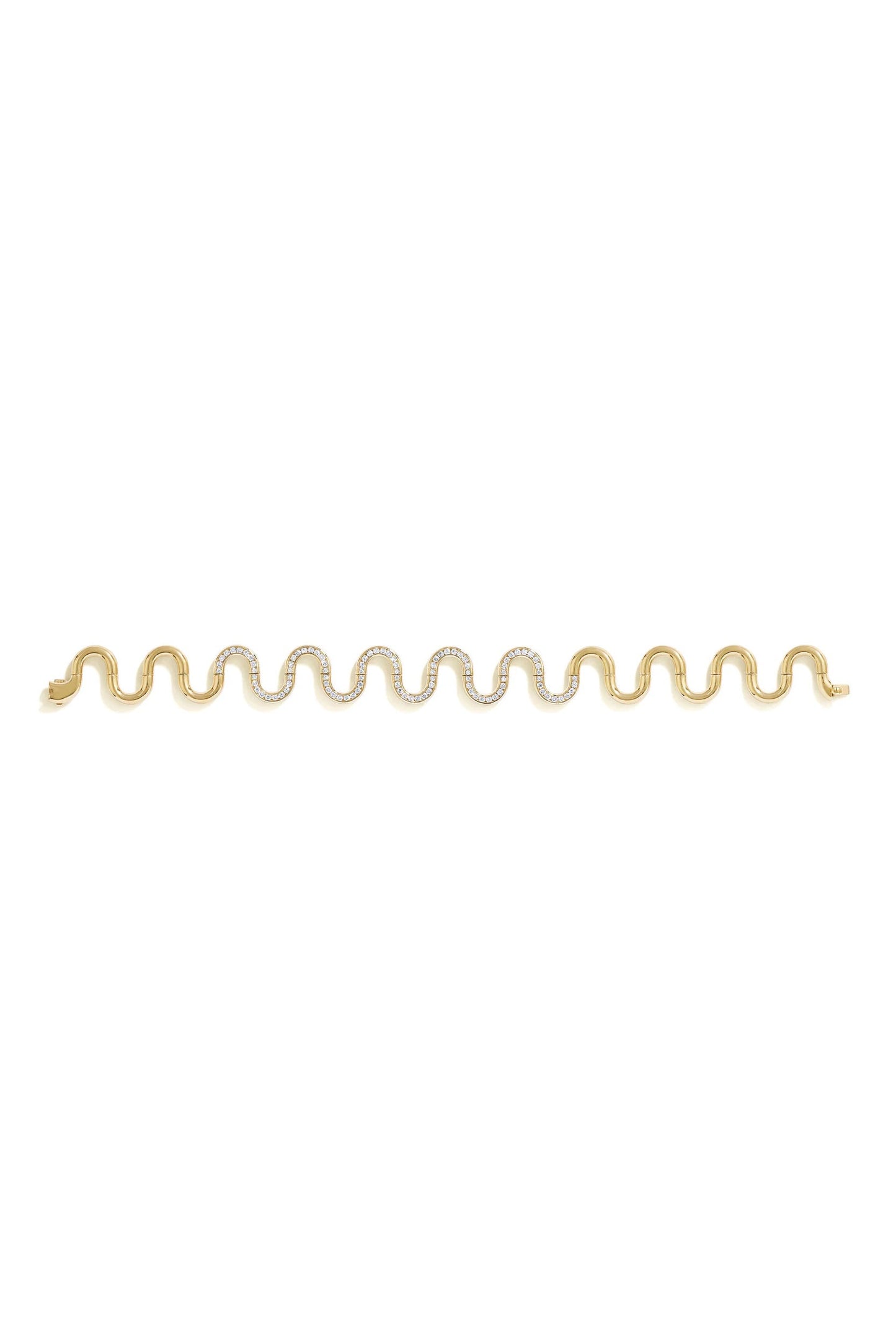 STATE PROPERTY-Edessa Pavé Bracelet-YELLOW GOLD