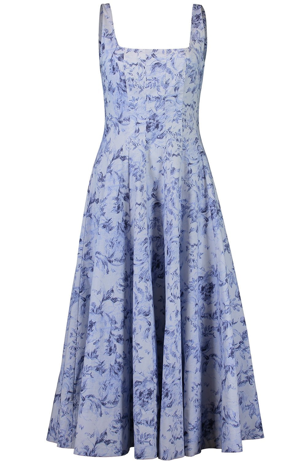 sachin and babi light blue dress Wells Dress - Periwinkle Sketchbook Floral