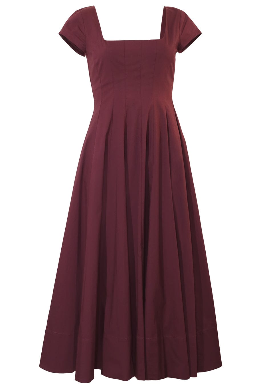 staud burgundy dress Lucille Full Sleeve Knit Maternity Midi Dress – Angel Maternity USA