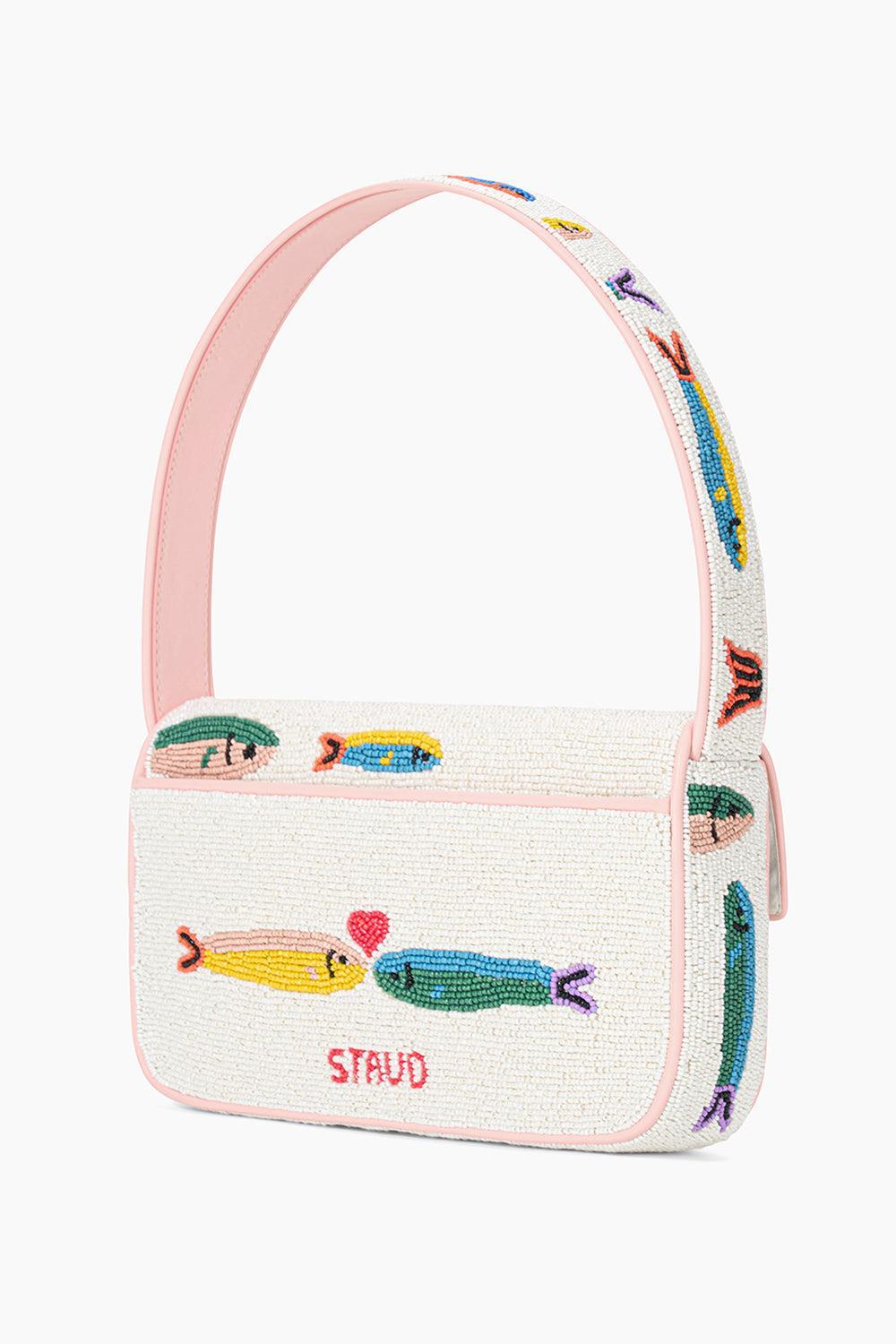 Tommy Beaded Bag - Pop Sardines-FISHIES-HANDBAGTOP HANDLE-STAUD