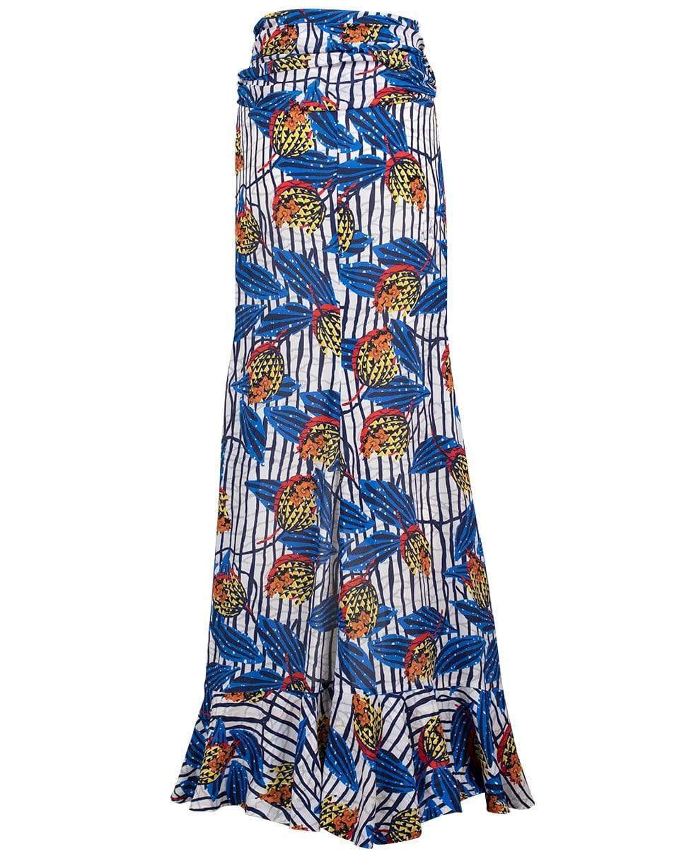 STELLA JEAN-Longuette Print Skirt-