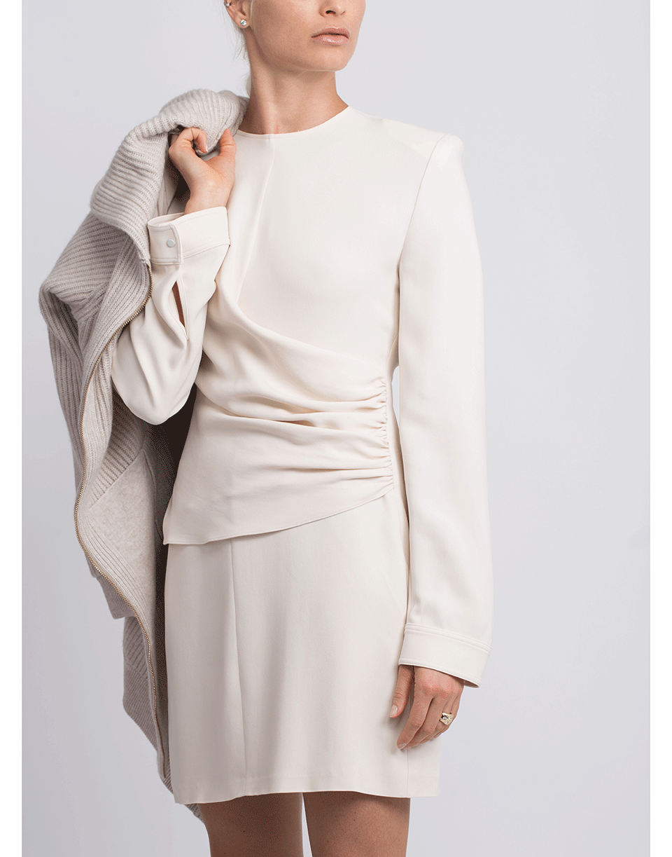 STELLA MCCARTNEY-Stretch Cady Gathered Dress-