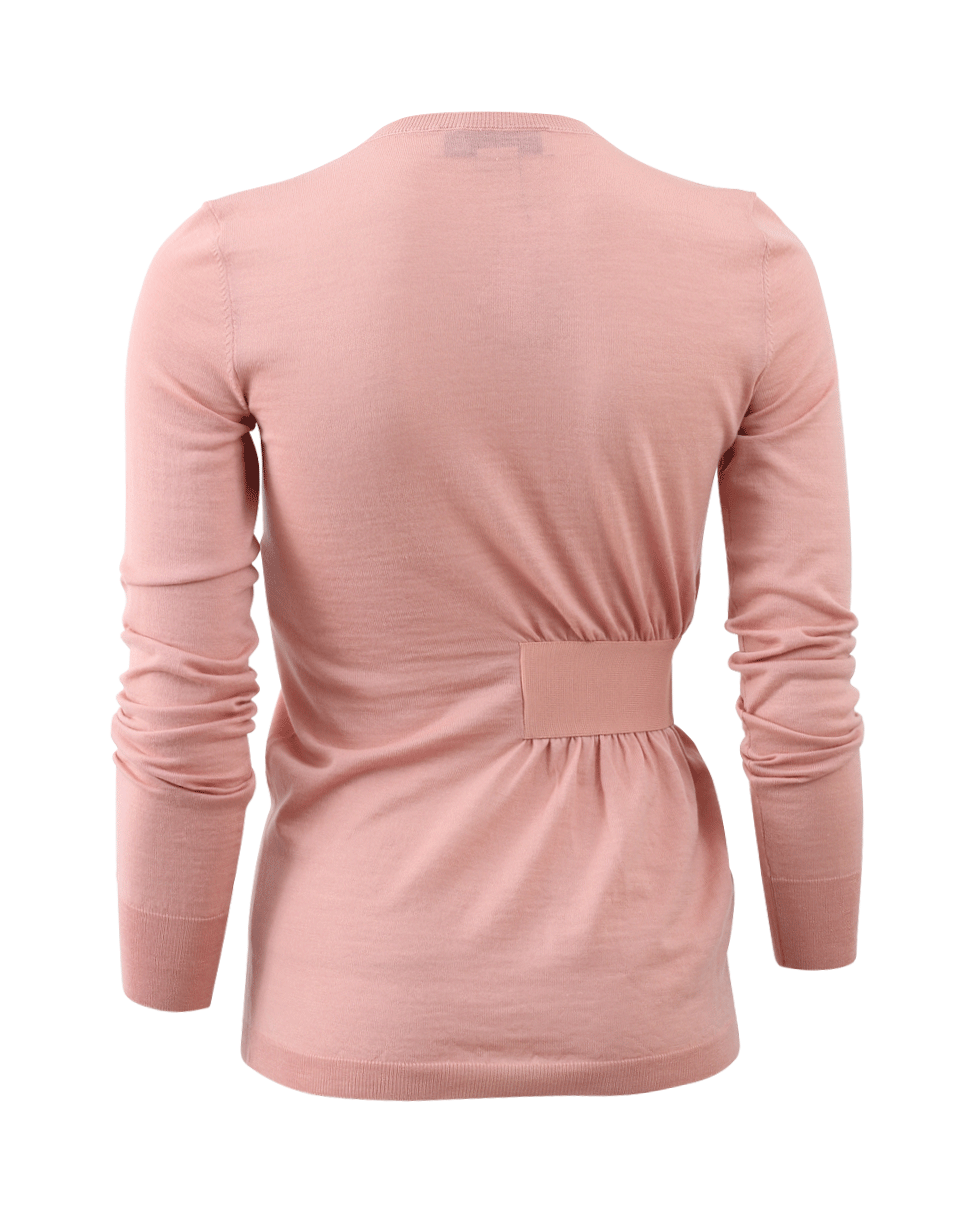 STELLA MCCARTNEY-Side Gathered Sweater-