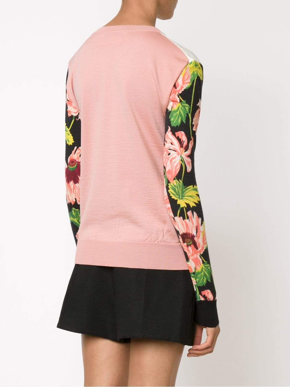 STELLA MCCARTNEY-Magnolia Print Sweater-