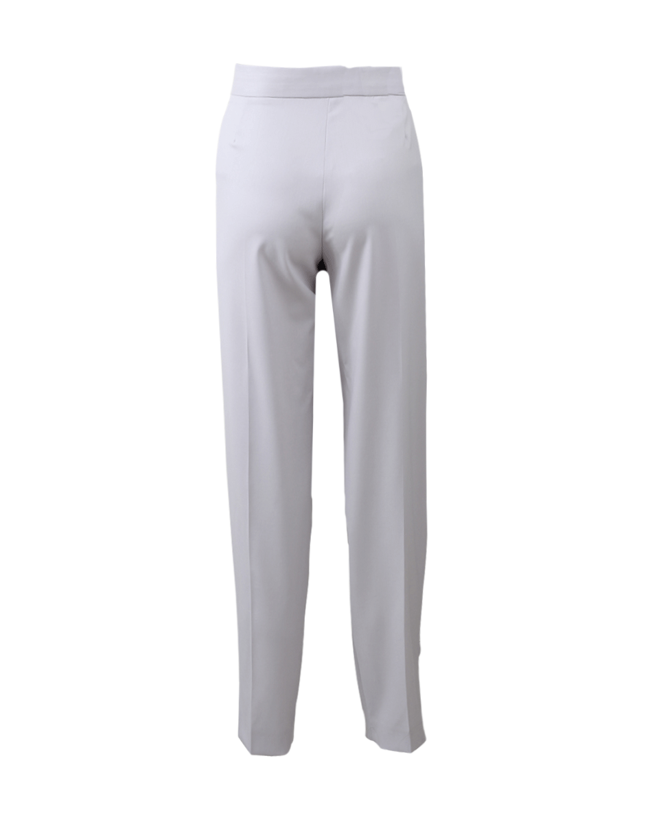 STELLA MCCARTNEY-Trouser With Ankle Zippers-SMOKE