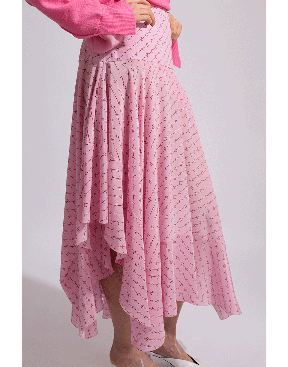 STELLA MCCARTNEY-Asymmetrical Layered Poppy Skirt-