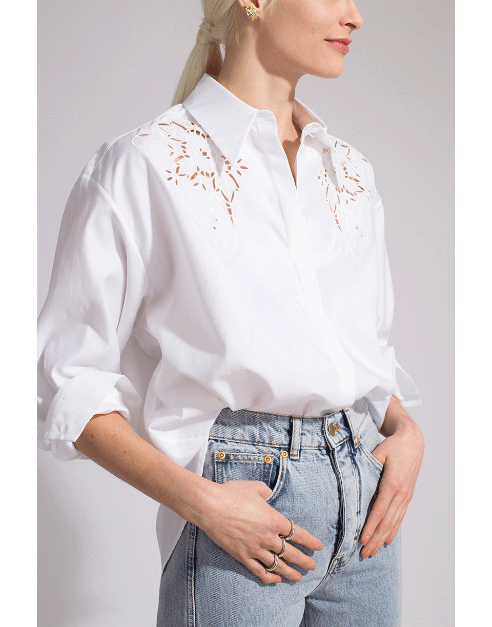 STELLA MCCARTNEY-Embroidered Sarai Shirt-