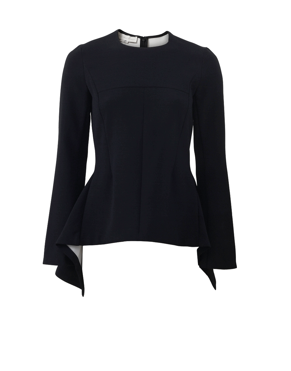 Crewneck Back Peplum Top | STELLA MCCARTNEY  Marissa Collections