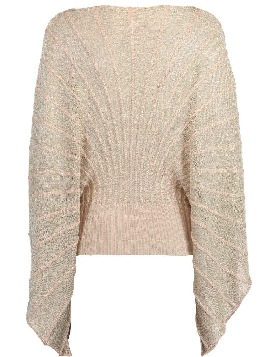 STELLA MCCARTNEY-Lurex Striped Long Top-